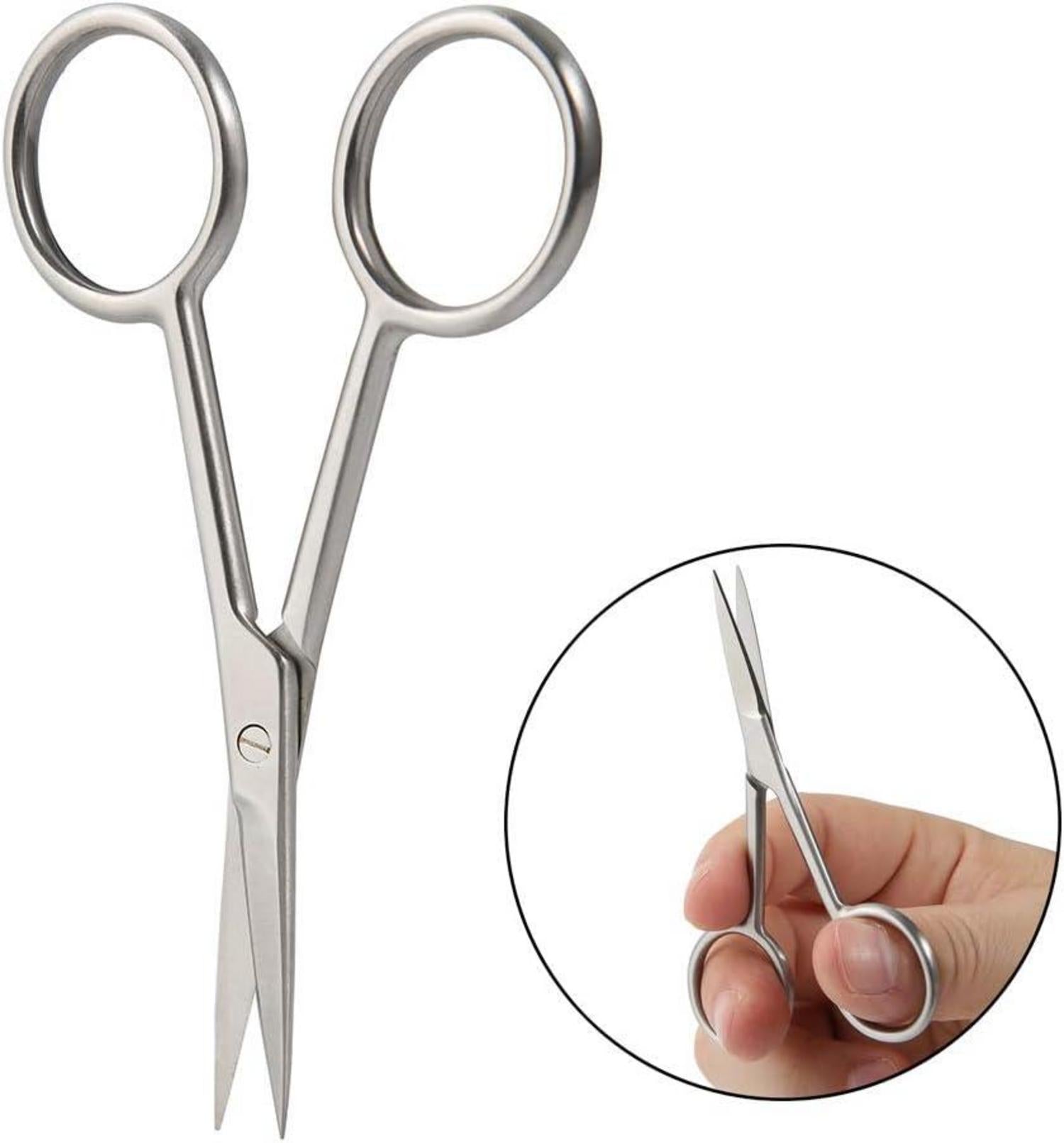 Profi Hautschere Set 2 Stück Schere gebogene Schnittfläche