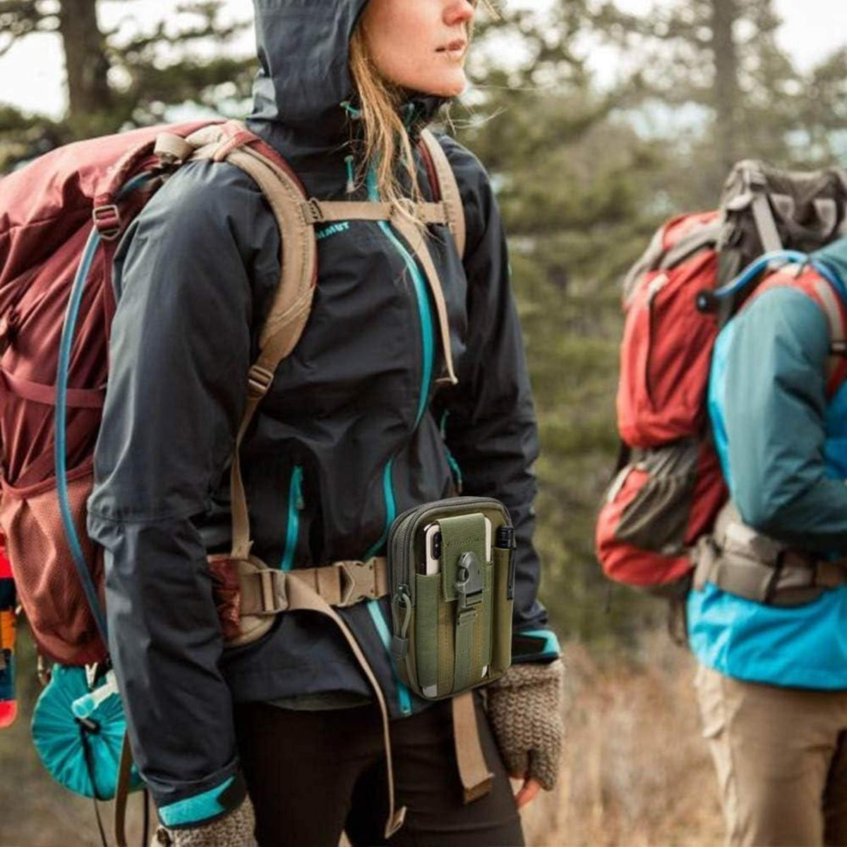 Taktische Hüfttasche Molle – Grün für Outdoor & Alltag