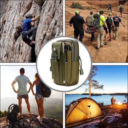 Taktische Hüfttasche Molle – Grün für Outdoor & Alltag