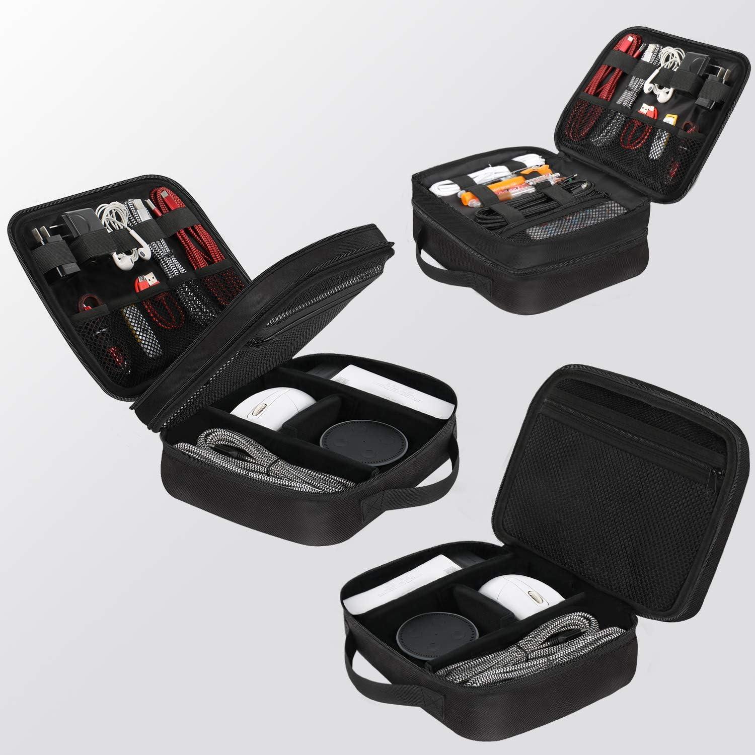 Kabeltasche Organizer 3 Schicht Kabelaufbewahrung Tech Pouch