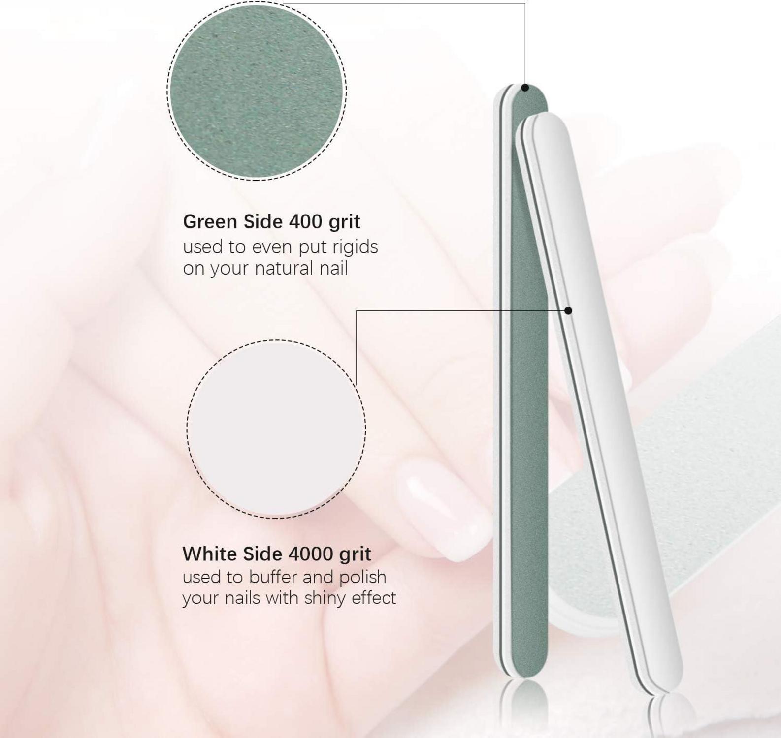 100er Pack Einweg Nagelfeilen 180/240 für Nail Art