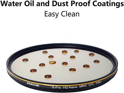 40.5mm Polfilter Zirkular HD Nano MRC16, 16-lagig, Optisches Glas NITTO AGC, CPL Filter