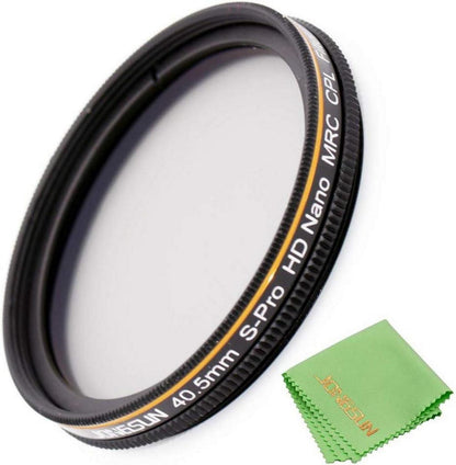 40.5mm Polfilter Zirkular HD Nano MRC16, 16-lagig, Optisches Glas NITTO AGC, CPL Filter
