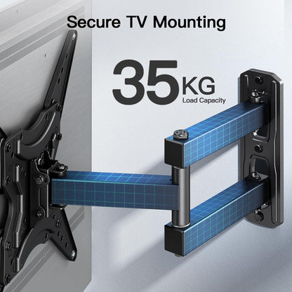 TV Wandhalterung Schwenkbar Neigbar 26-60 Zoll Flach Curved