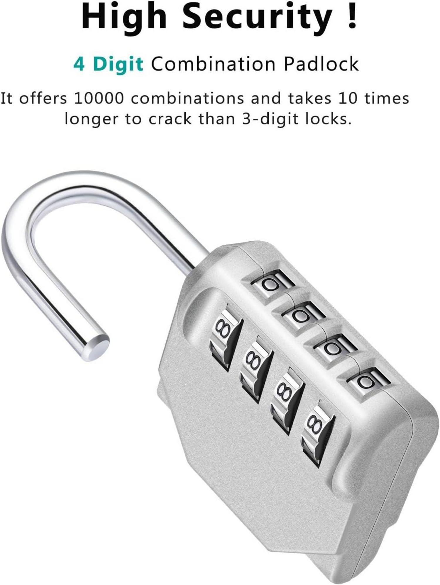 Zahlenschloss mit 4-stelliger Kombination für Fitnessstudio