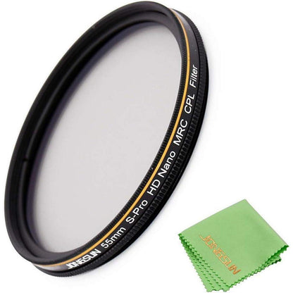 Polfilter 55mm Zirkularer Polarisationsfilter HD Nano MRC16