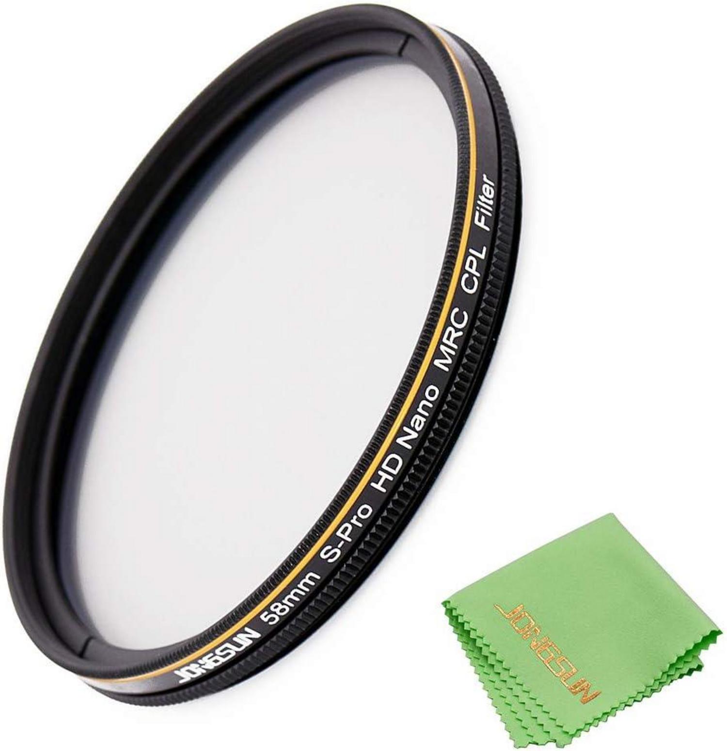 Polfilter 58mm Zirkular HD Nano MRC16 16-Schicht Optisches Glas NITTO