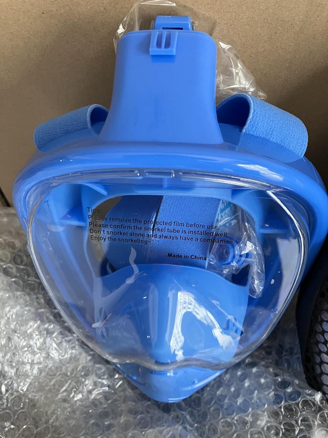 G2RISE® Schnorchelmaske Tauchmaske für Kinder und Erwachsene XS Kinder Blau