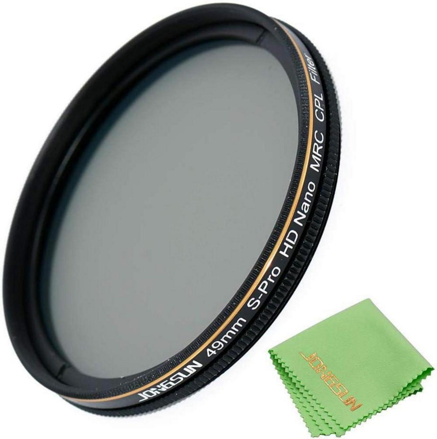49mm Zirkularer Polfilter HD MRC16 AGC Nano 16-Lagenbeschichtung NITTO optics