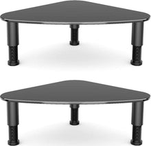 Monitor Ständer Universal Höhenverstellbar Glas Aufsatz Tischständer
