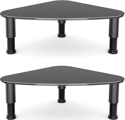 Monitor Ständer Universal Höhenverstellbar Glas Aufsatz Tischständer