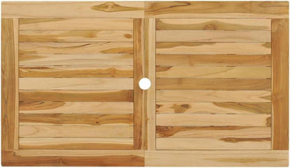 Teak Massiv Gartengarnitur 5-TLG. Gartenmöbel Set