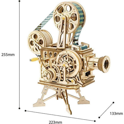 ROKR Vitascope Holzpuzzle Modellbausatz Hand-Generator
