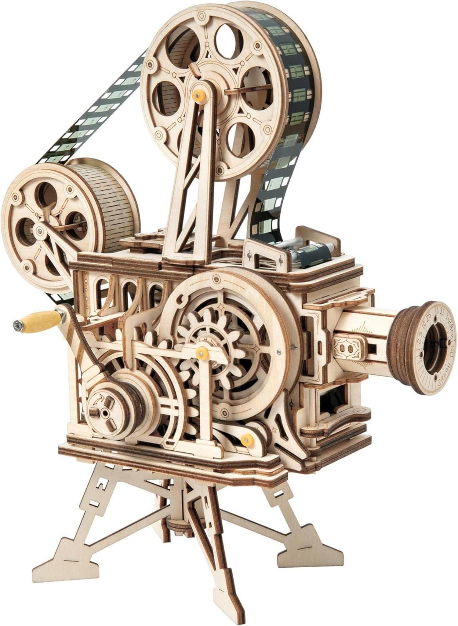 ROKR Vitascope Holzpuzzle Filmprojektor Modellbausatz Kinder