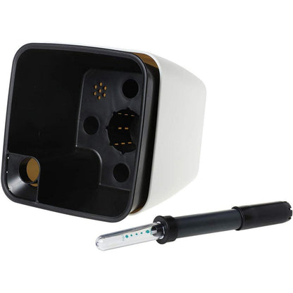 T4U 13cm Blumentopf Weiß Plastik Selbsbewässernd Eckig