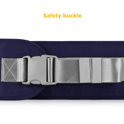 Baby Hüftsitz Taille Hocker 4 Tragepositionen 0-36 Monate Blau