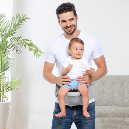 GAGAKU Baby Hüftsitz Taille Hocker Tragepositionen 0-36 Monate Blau
