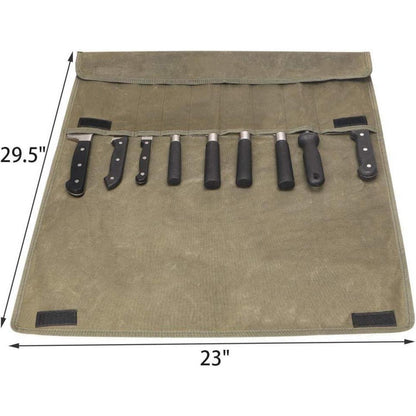 Aufbewahrungstasche für Küchenmesser, gewachstes
