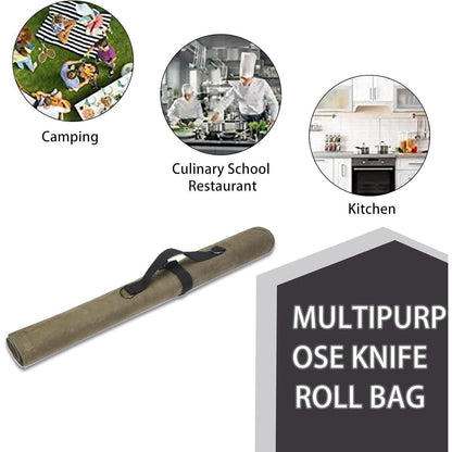 Aufbewahrungstasche für Küchenmesser, gewachstes