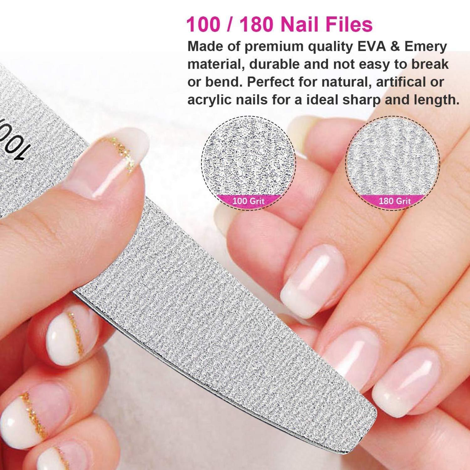 Professionelle Nagelfeile & Polierblock Set - Nagelpflege