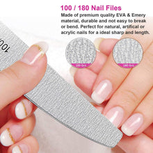 Professionelle Nagelfeile & Polierblock Set - Nagelpflege