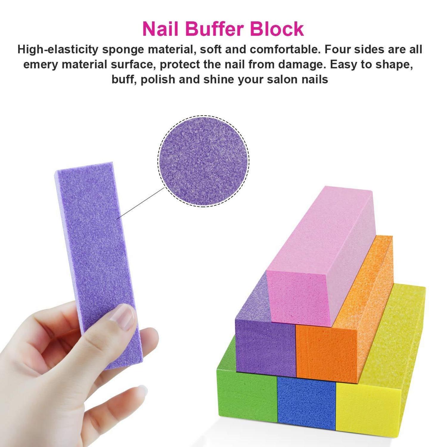 Professionelle Nagelfeile Polierblock Nägel Maniküre Gel Studio
