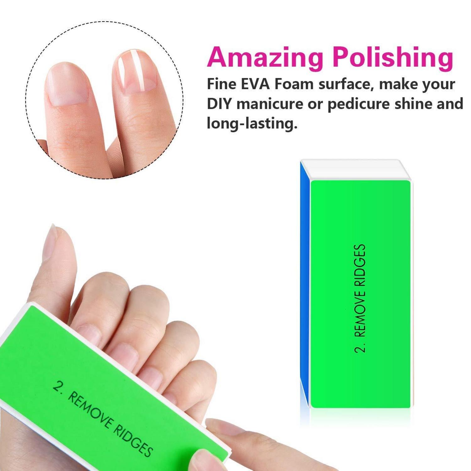 Nagelfeile Polierblock Nägel Maniküre Gel Zuhause