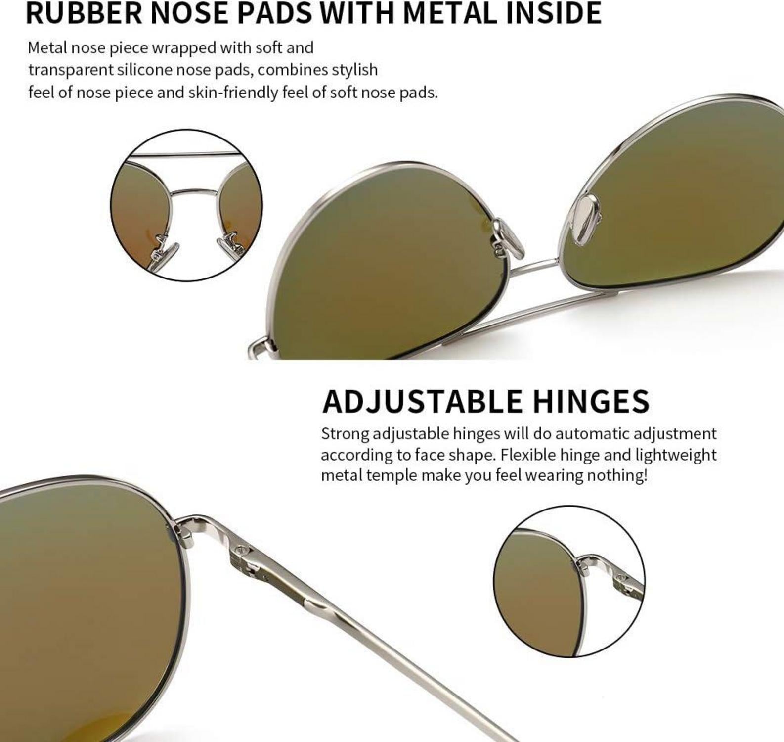 Übergroße Polarisierte Sonnenbrille für Frauen - Leichtes Modedesign