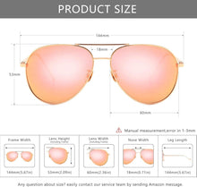 Übergroße polarisierte Sonnenbrille Damen leichte Mode