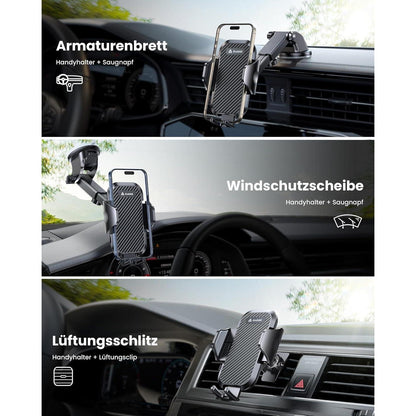Handyhalterung Auto Saugnapf Lüftung Halterung iPhone