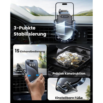 Handyhalterung Auto Saugnapf Lüftung Halterung iPhone