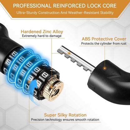 Fahrradschloss Zahlenschloss 90cm hohe Sicherheitsstufe