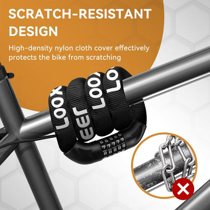 Fahrradschloss Zahlenschloss 90cm hohe Sicherheitsstufe