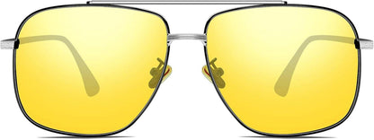 Polarisierte Herren Pilotenbrille UV400 Schutz Matrix