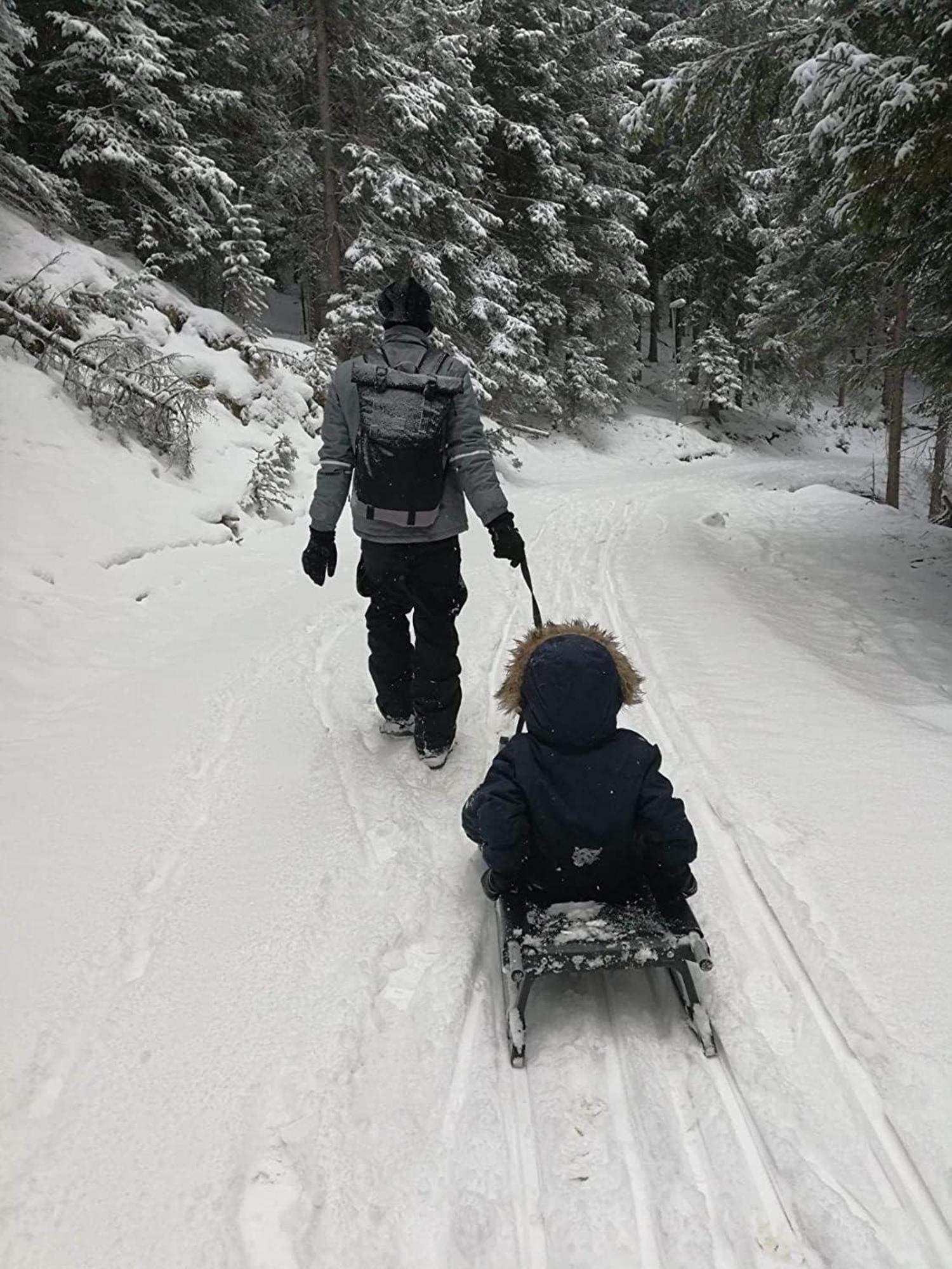 Wasserdichter Roll Top Laptop-Rucksack Schwarz 25L - Outdoor Rucksack