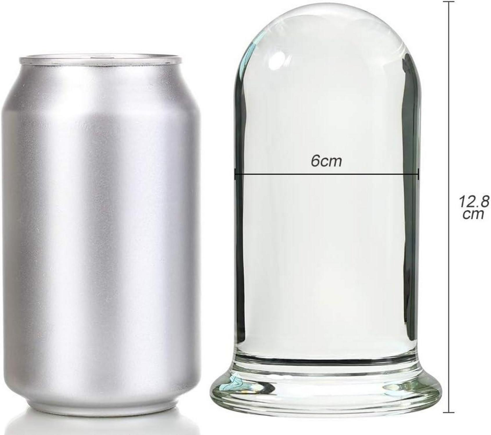 Glas Dildo Buttplug G-Punkt Stimulator Kristall Analplug