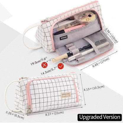 Großes Federmäppchen mit viel Platz für Schreibwaren