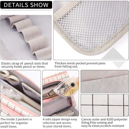 Großes Federmäppchen mit viel Platz für Schreibwaren