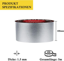 Wasserdichtes Aluminium Klebeband 10cm x 5m Selbstklebend