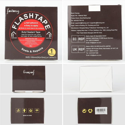Wasserdichtes Aluminium Klebeband 10cm x 5m Selbstklebend für Reparaturabdichtung