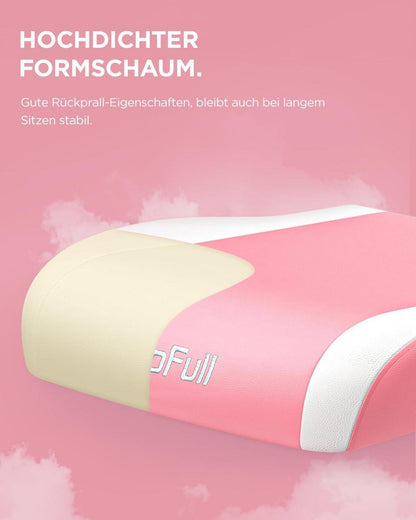 Gaming-Stuhl AutoFull C2 Pink Bunny mit Lendenwirbelstütze & hoher Rückenlehne