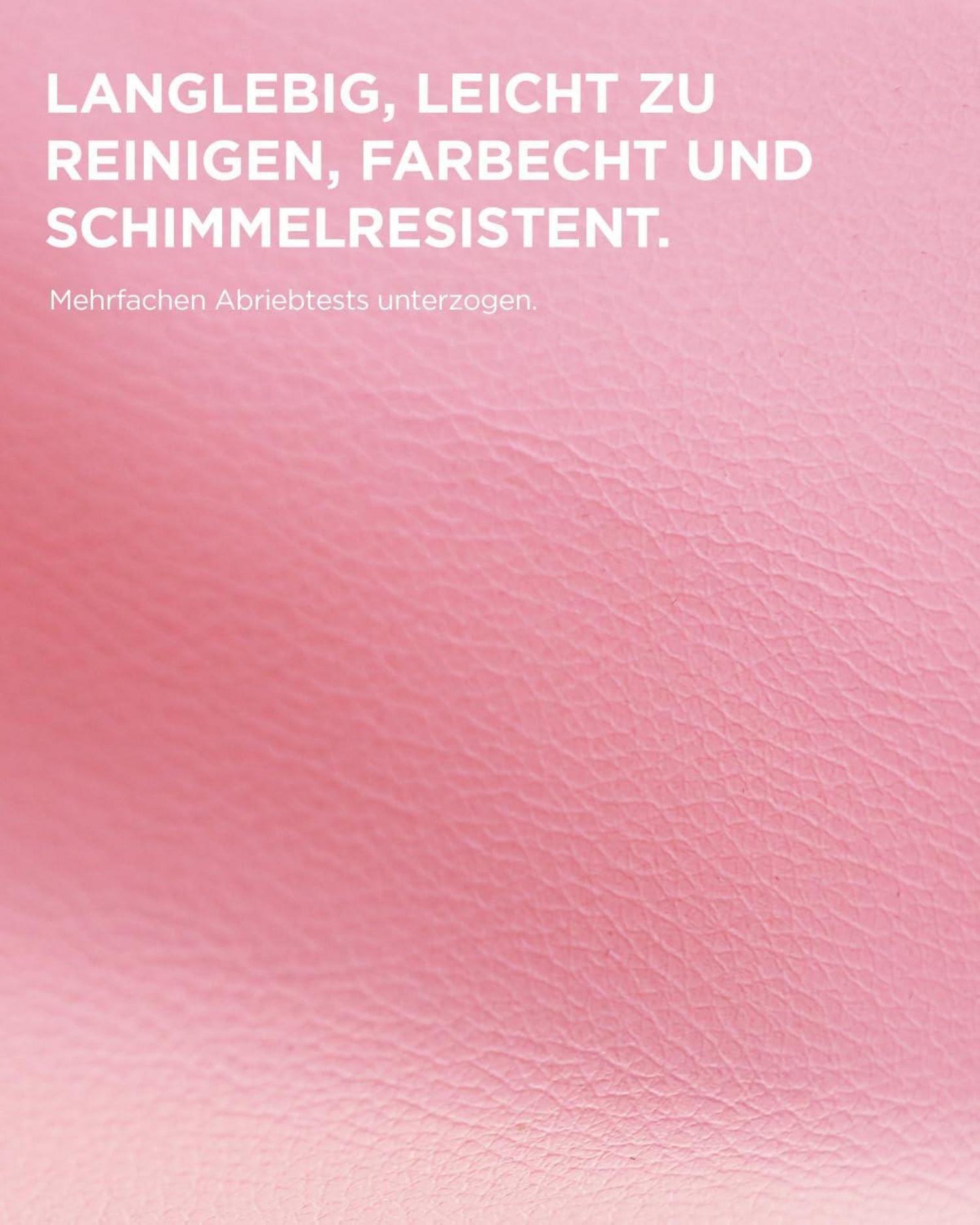 Gaming-Stuhl Pink Bunny mit Lendenwirbelstütze PU-Leder