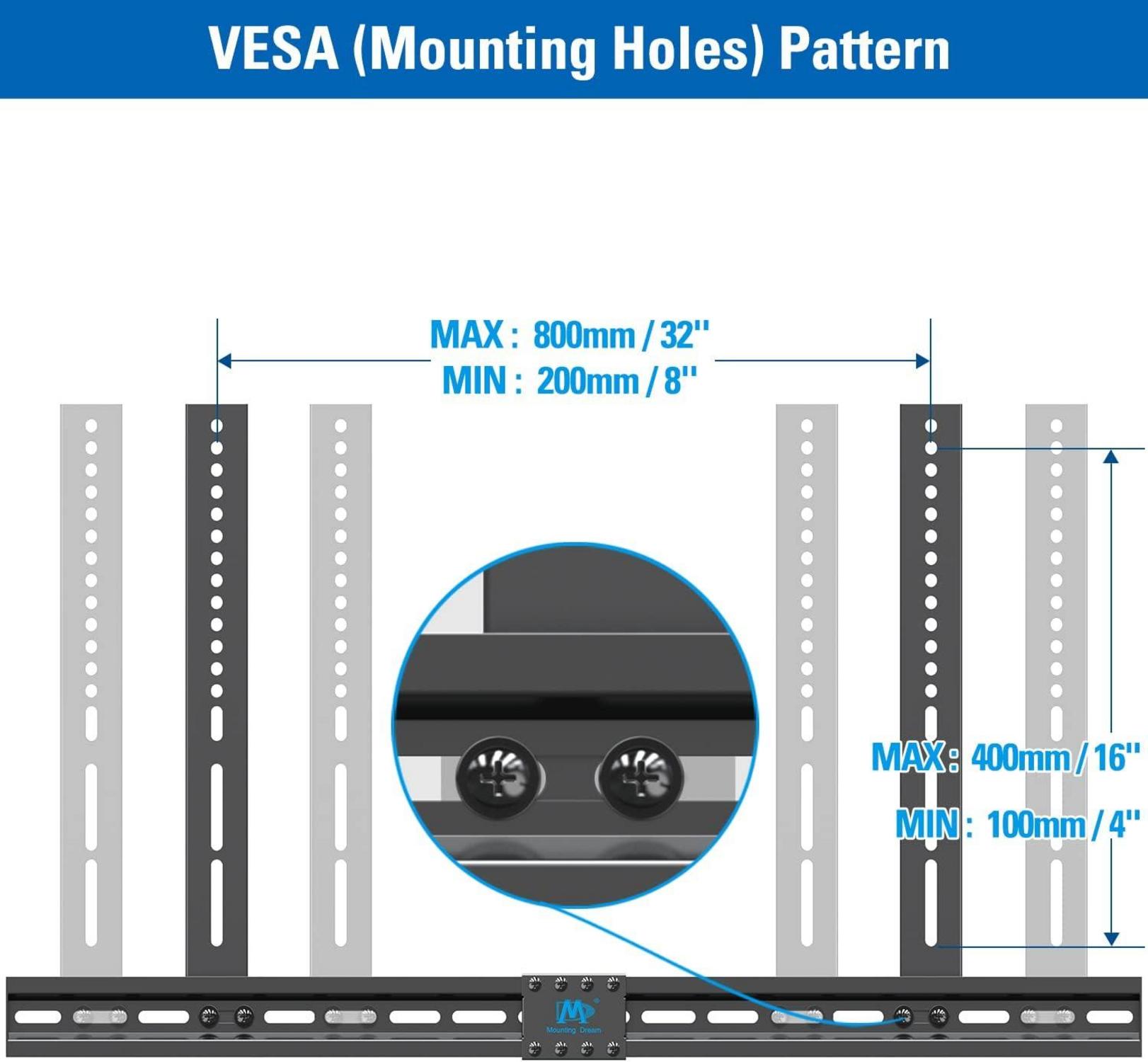 Universal Soundbar Halterung für bis zu 9kg - Einstellbar und einfach