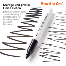 Schuttle Art 60 schwarze Magnet-Whiteboard-Marker-Set