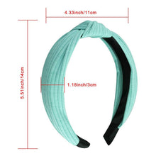 SIQUK Damen Stirnband Knoten Haarband Mädchen 12 Farben