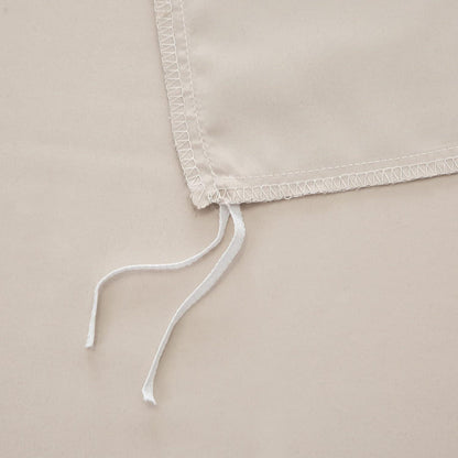 Bettwäsche 135x200 cm Mikrofaser 110 g/m² + Kissenbezug 80x80 cm Beige