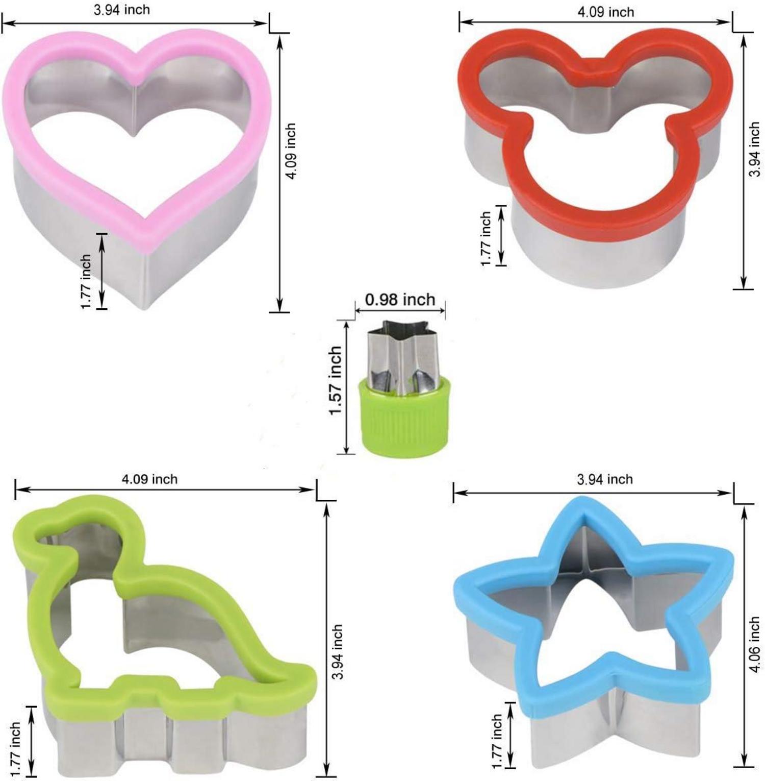 Kreative Sandwich-Ausstecher Set mit 10 Formen für Kinder