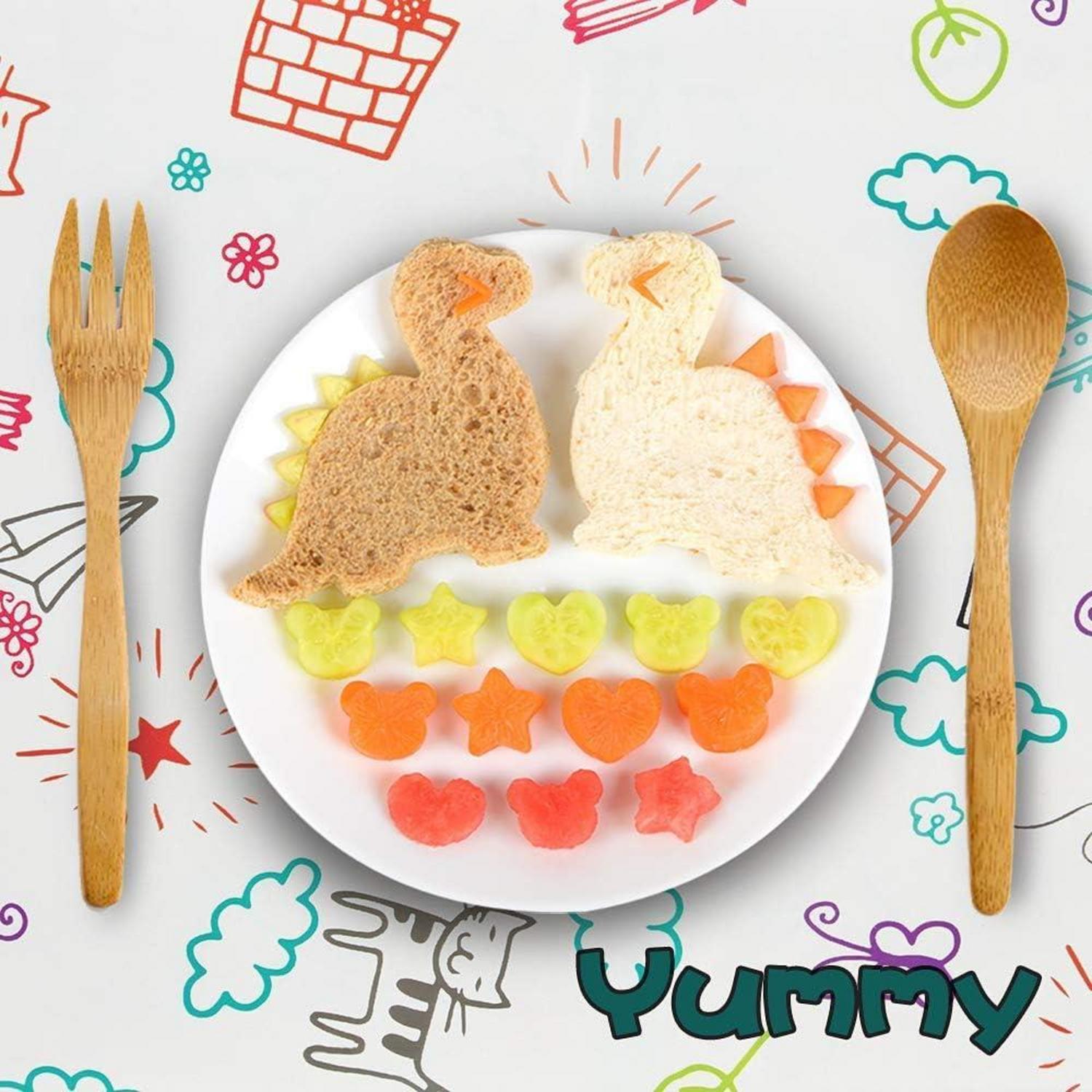 Kreative Sandwich-Ausstecher Set mit 10 Formen für Kinder