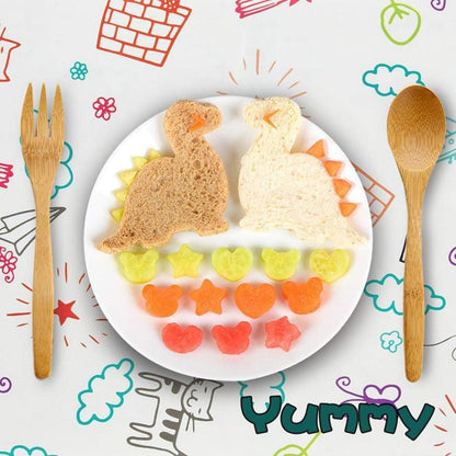 Kreative Sandwich-Ausstecher Set mit 10 Formen für Kinder