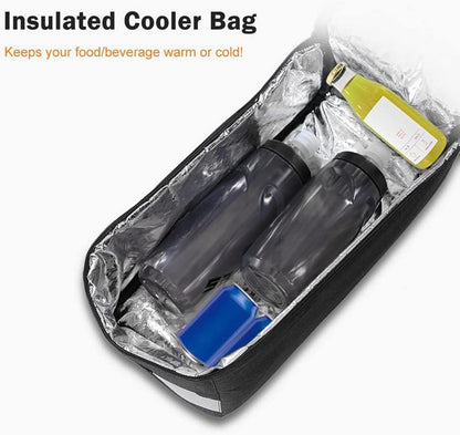 Lixada Fahrradtasche Isoliert 8L Sitztasche Reflektierend Schwarz 36 15 8 cm